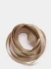 Бежевый меланж лента атласная 1 см разные цвета