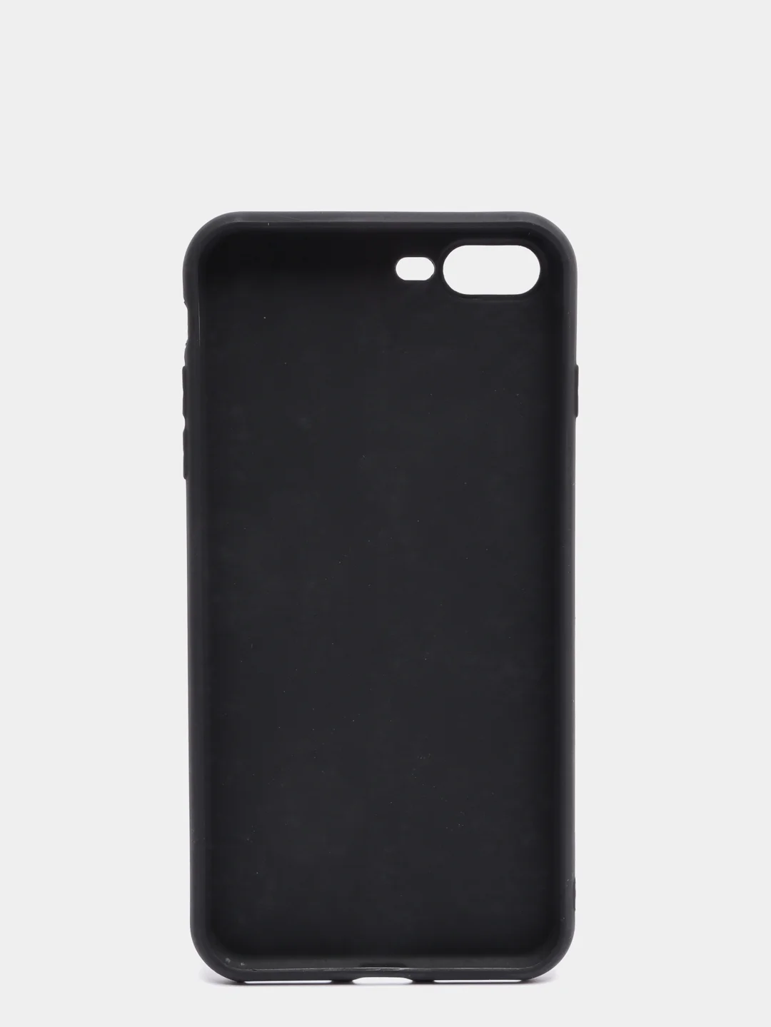 Чехол черный силиконовый iPhone 13 mini, 7 Plus, 8 Plus, X, Xs, 11, 11 Pro, 5, 6, 6s, 6 Plus