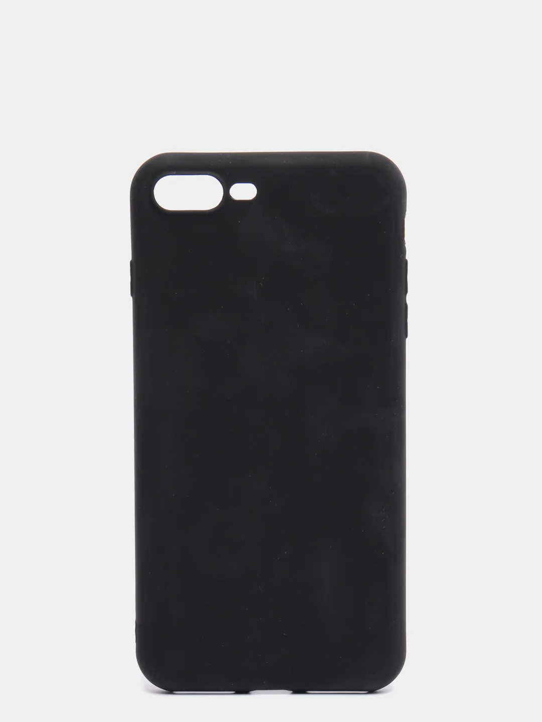 Чехол черный силиконовый iPhone 13 mini, 7 Plus, 8 Plus, X, Xs, 11, 11 Pro, 5, 6, 6s, 6 Plus
