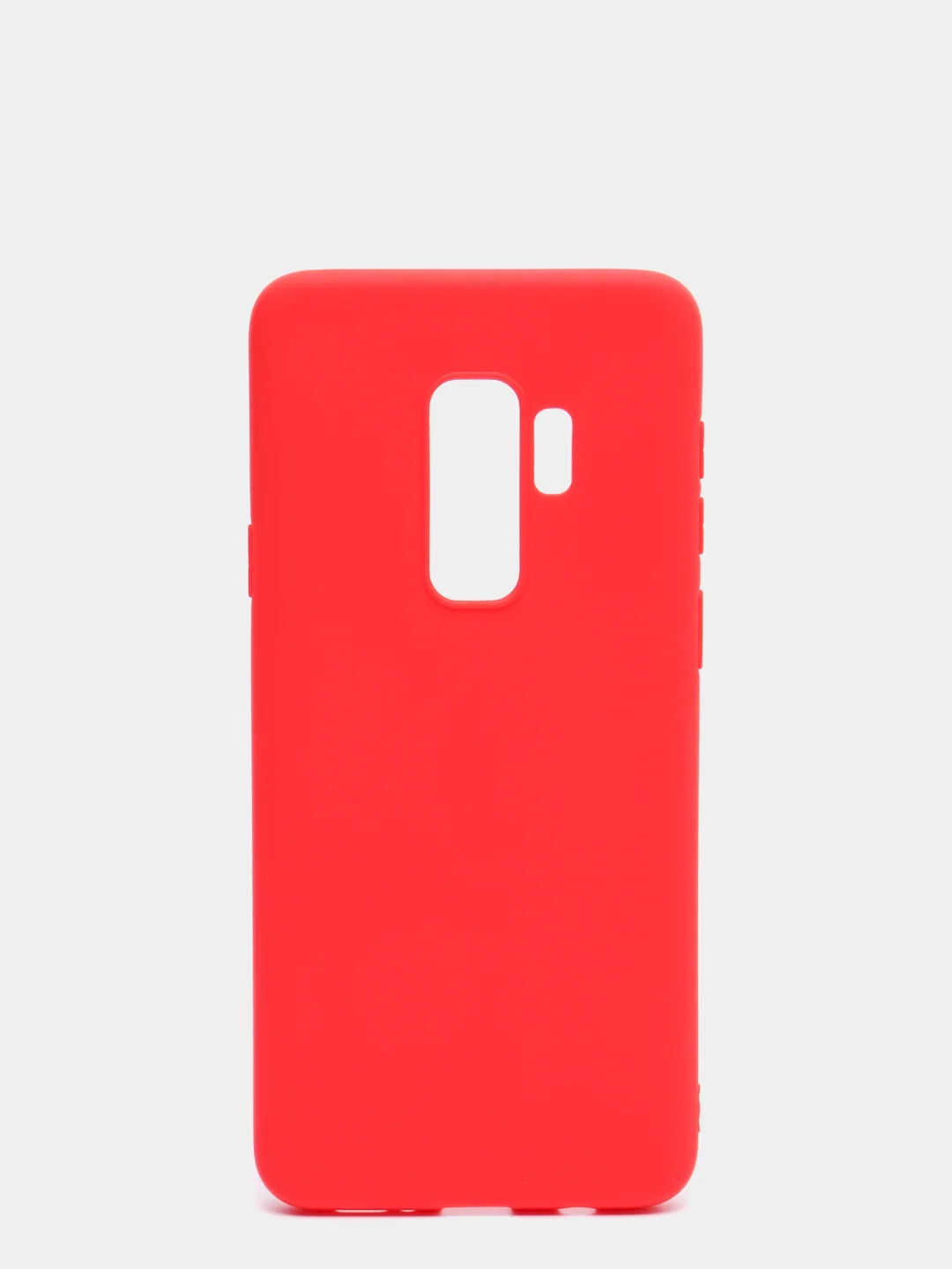 Красный чехол на Samsung (Самсунг) S8, S9, S9 plus, S10, S10 plus, S10e