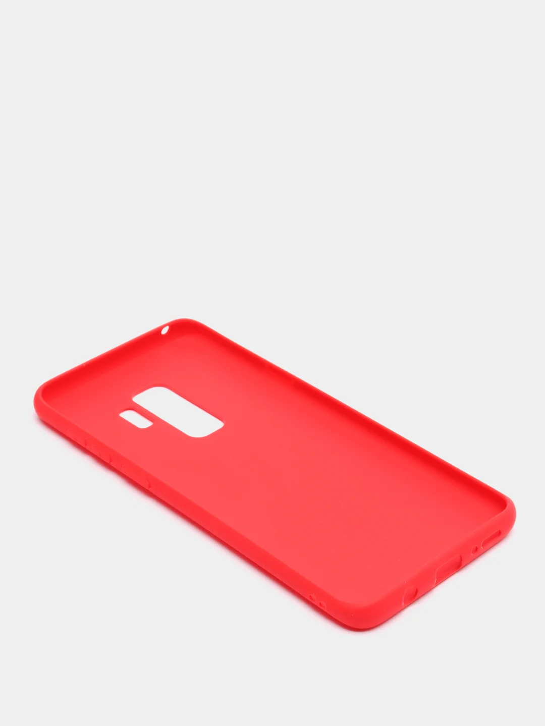 Красный чехол на Samsung (Самсунг) S8, S9, S9 plus, S10, S10 plus, S10e