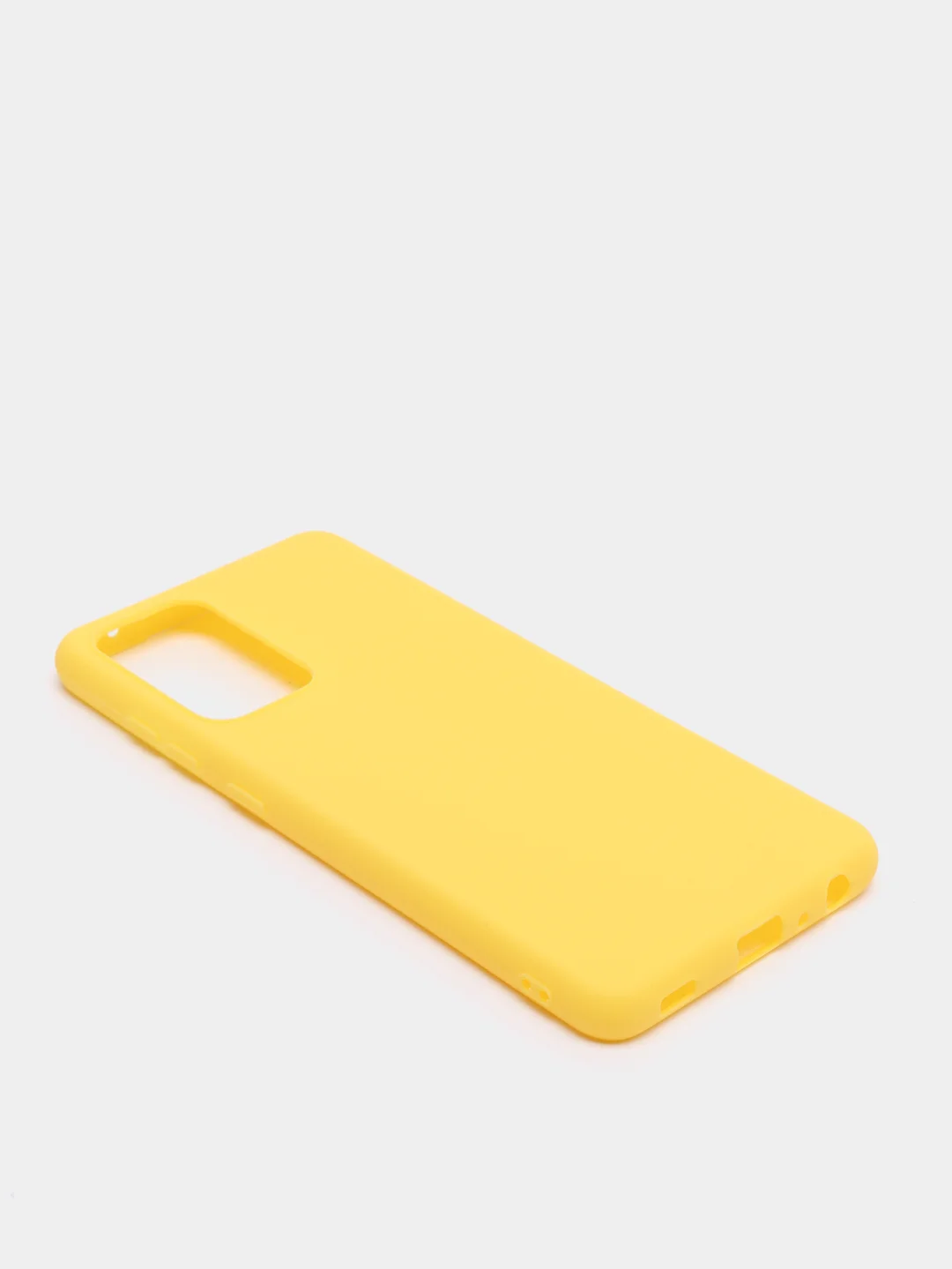 Желтый чехол Samsung Galaxy A52 / A52s, Самсунг Галакси А52 / А52с силиконовый цветной матовый