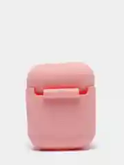 Розовый силиконовый чехол для Apple AirPods 1 и AirPods 2