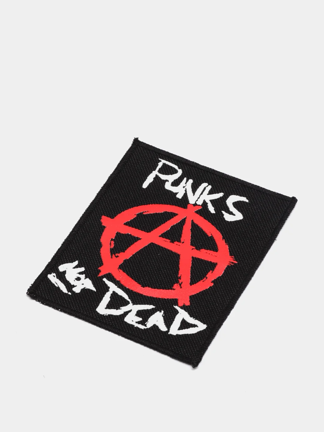 Нашивка с принтом "Punks Not Dead"