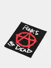 Нашивка с принтом "Punks Not Dead"