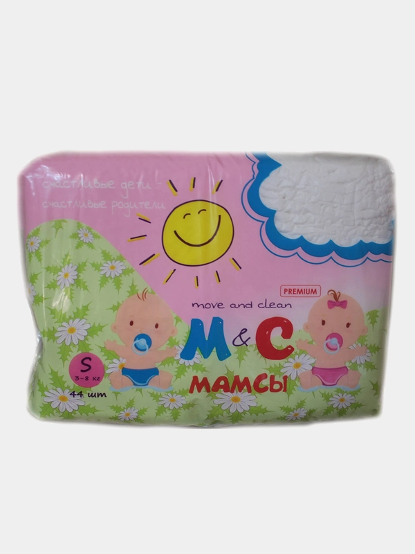 Новые подгузники премиум-класса "Мамсы" (S)