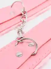 Розовый мягкие наручники для БДСМ, на застежках