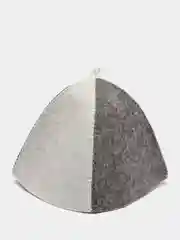 Серый шапка для бани и сауны