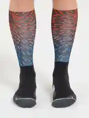 Белый носки компрессионные спортивные, для баскетбола, высокие