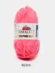 Кораллово-розовый пряжа Himalaya Dolphin Baby, полиэстер, 100 г, 120 м