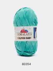 Тёмно-бирюзовый пряжа Himalaya Dolphin Baby, полиэстер, 100 г, 120 м