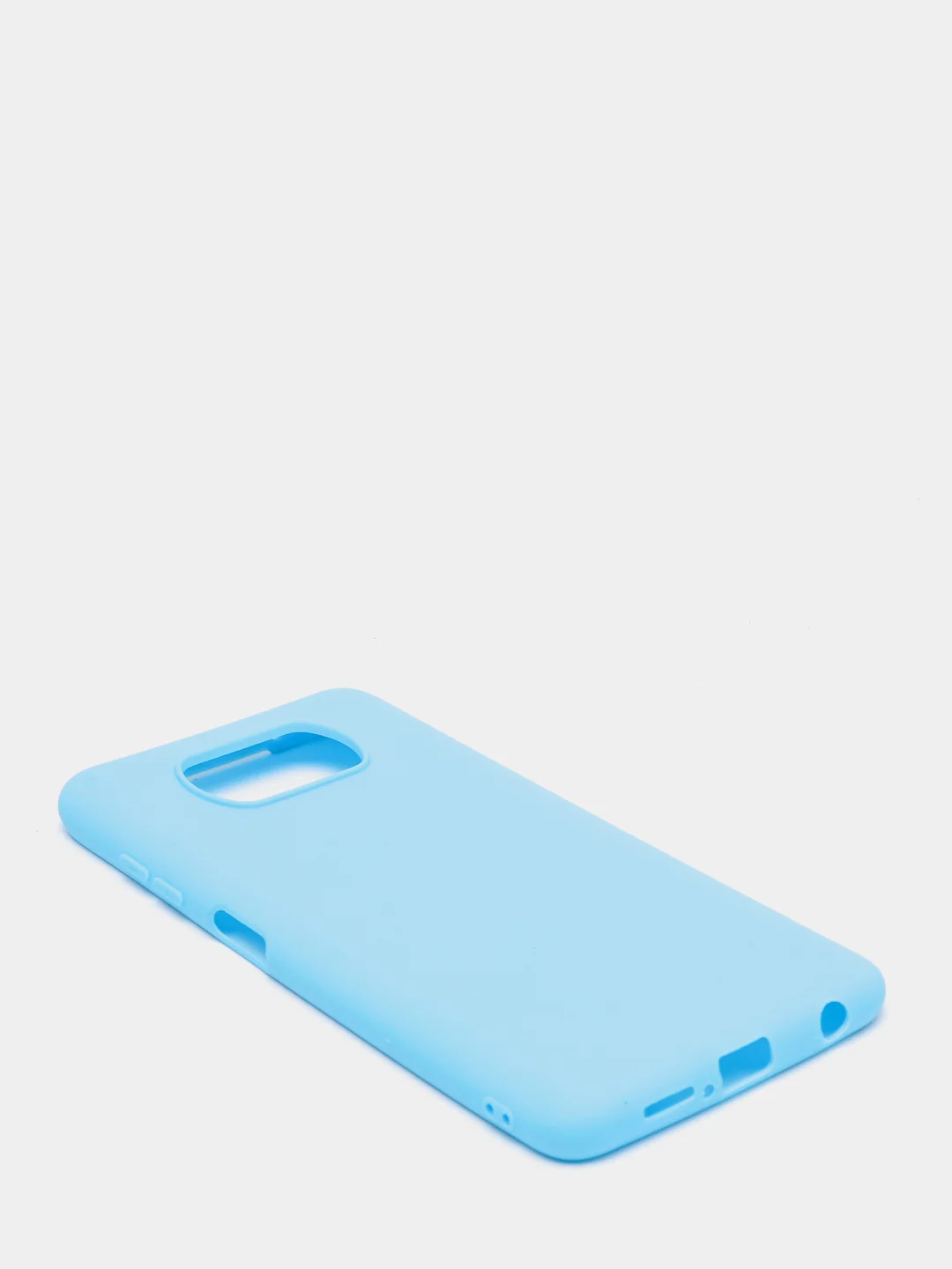 Голубой чехол на Xiaomi Poco X3