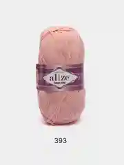 Коралловый меланж пряжа Alize Cotton Gold 55% Хлопок 45% Акрил 100г 330м Ализе Коттон Голд