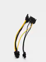 Кабель питания видеокарты SATA*2 - PCIe-6+2pin