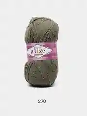 Песочный хаки пряжа Alize Cotton Gold 55% Хлопок 45% Акрил 100г 330м Ализе Коттон Голд