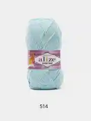 Салатовый пряжа Alize Cotton Gold 55% Хлопок 45% Акрил 100г 330м Ализе Коттон Голд