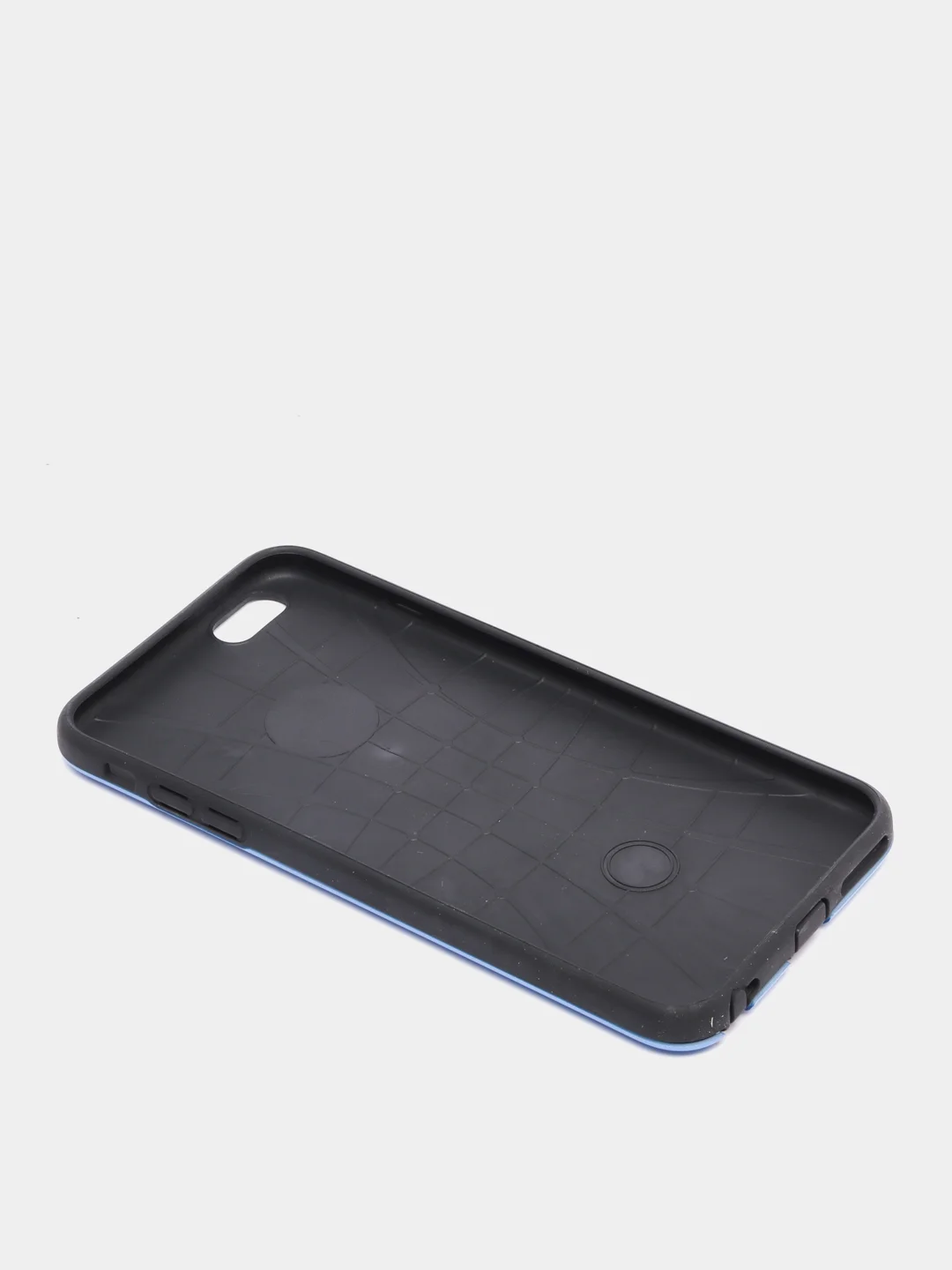 Синий чехол iPhone 7 / 8 / SE 2020, 7 Plus / 8 Plus, 6/6s, 6 Plus / 6s Plus силиконовый металлик