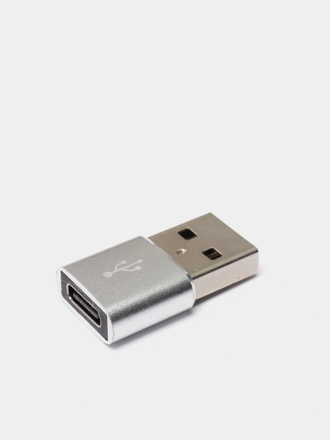 Серебряный переходник Type C 3.0 на USB 2.0 адаптер для Huawei Samsung Honor Mi