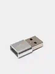 Серебряный переходник Type C 3.0 на USB 2.0 адаптер для Huawei Samsung Honor Mi
