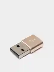 Золотой переходник Type C 3.0 на USB 2.0 адаптер для Huawei Samsung Honor Mi