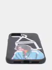 Голубой чехол "Игра в кальмара" iPhone 6S, 7, 8 Plus, XR, 11, 12 Mini 13 Pro Max силиконовый айфон