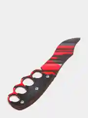 Красный нож-кастет деревянный из CS GO, 20 см