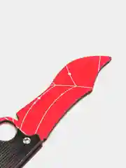 Алый нож-кастет деревянный из CS GO, 20 см