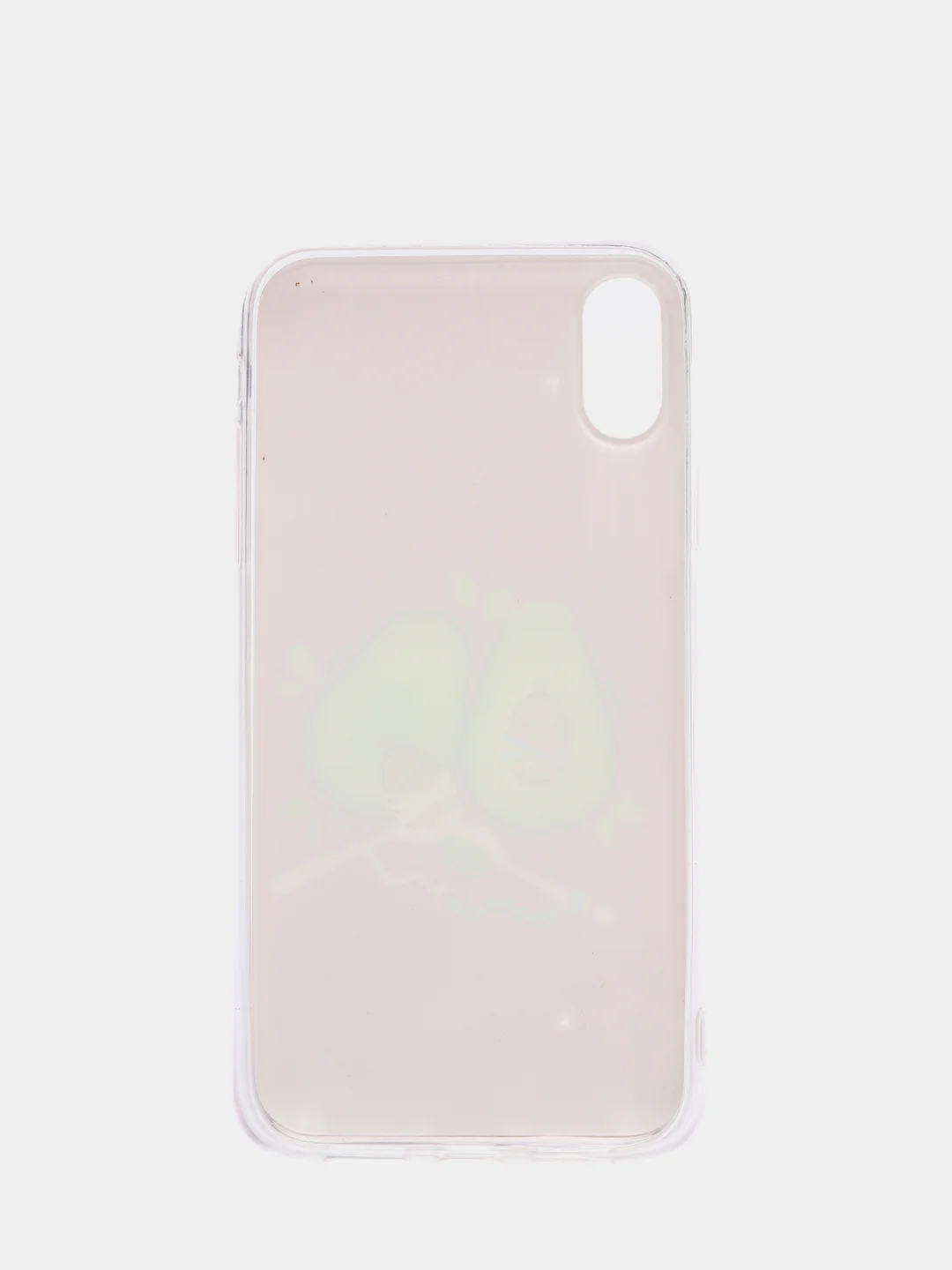 Фуксия чехол Apple iPhone XR силиконовый с рисунком