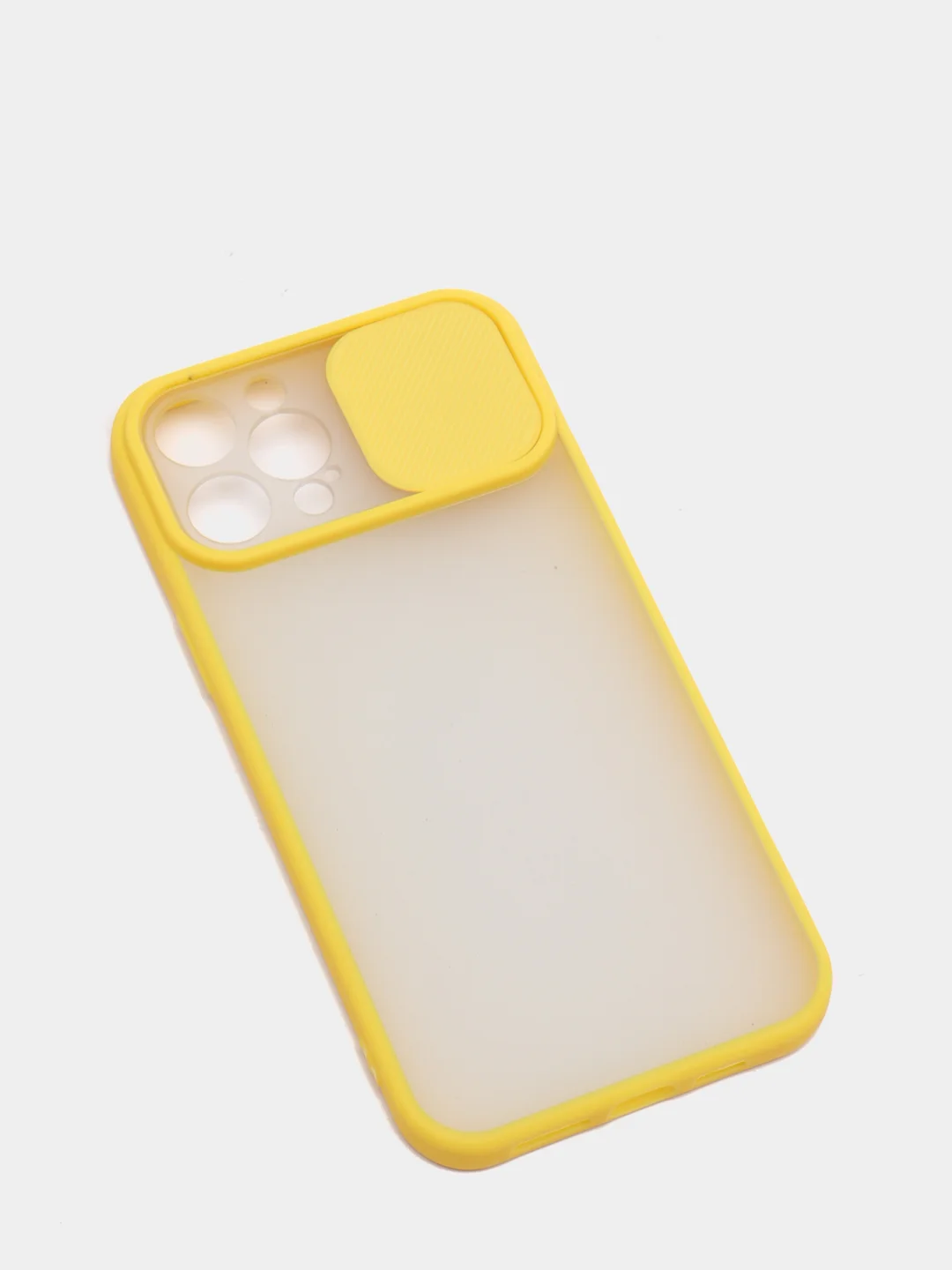 Желтый чехол с защитой для камеры на iPhone (Айфон) 6 Plus, 7, XS, 11 Pro Max, 12 mini, 13 Pro