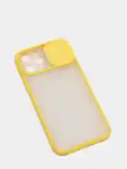 Желтый чехол с защитой для камеры на iPhone (Айфон) 6 Plus, 7, XS, 11 Pro Max, 12 mini, 13 Pro