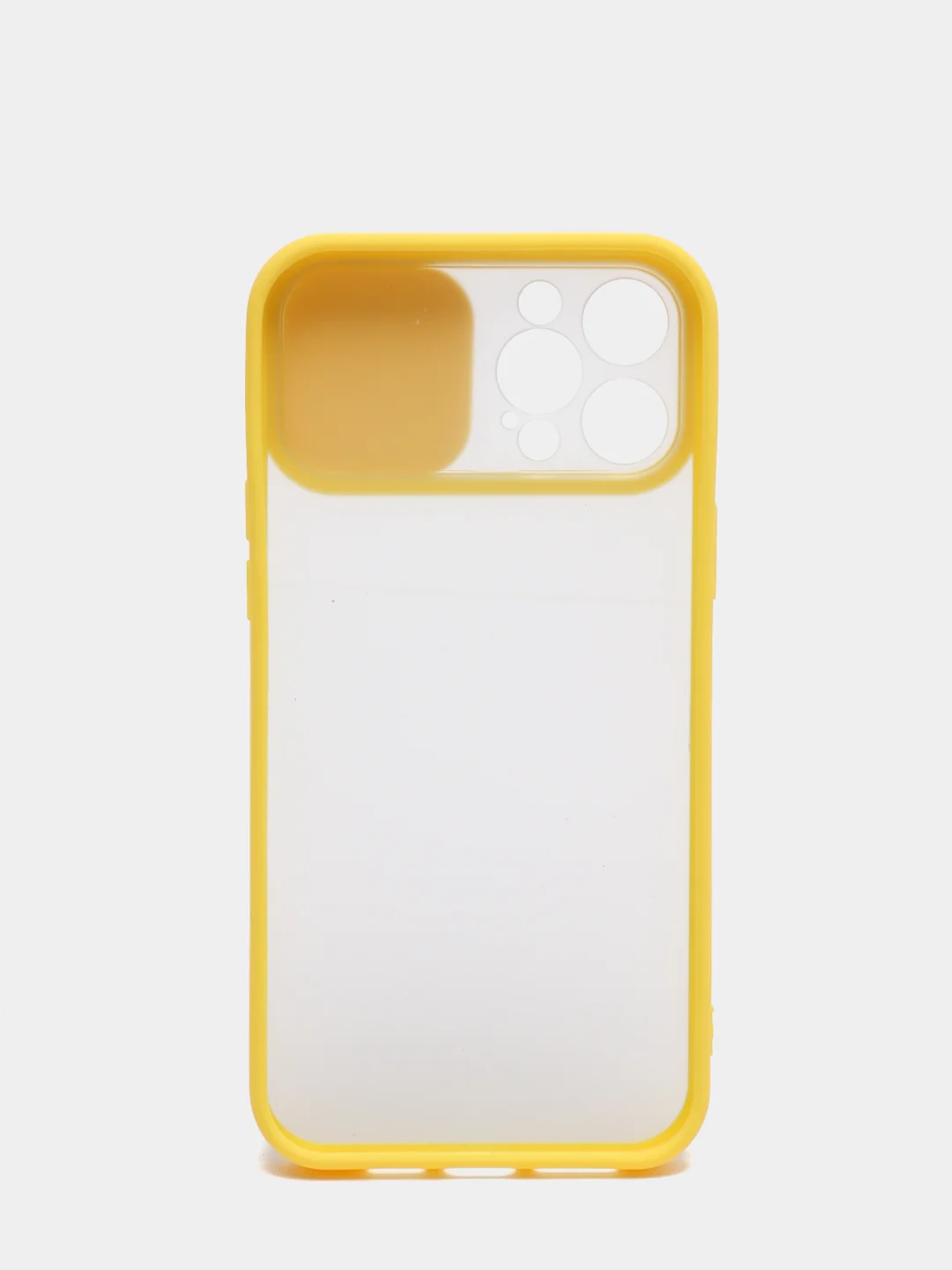 Желтый чехол с защитой для камеры на iPhone (Айфон) 6 Plus, 7, XS, 11 Pro Max, 12 mini, 13 Pro