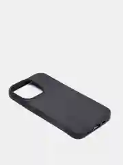 Черный силиконовый чехол для iPhone 13, 13 mini, 13 Pro, 12 mini, 12/12 Pro, XR, 11, 11 Pro