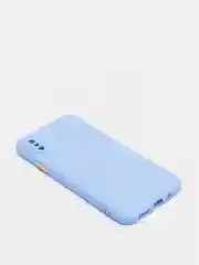Небесно-голубой чехол iPhone X / Xs силиконовый противоударный цветной матовый