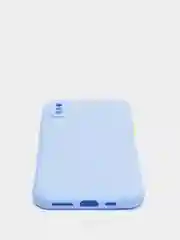 Небесно-голубой чехол iPhone X / Xs силиконовый противоударный цветной матовый
