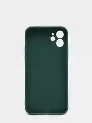 Зеленый чехол для iPhone 11, 13, 13 Pro, 13 Pro Max, 12, 12 Pro, 12 Pro Max, силикон