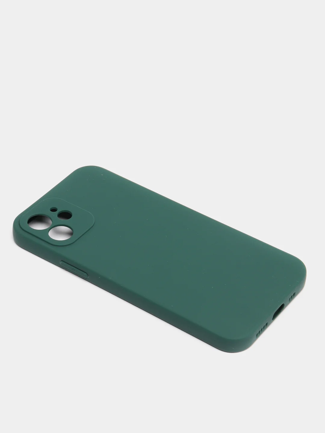 Зеленый чехол для iPhone 11, 13, 13 Pro, 13 Pro Max, 12, 12 Pro, 12 Pro Max, силикон