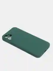 Зеленый чехол для iPhone 11, 13, 13 Pro, 13 Pro Max, 12, 12 Pro, 12 Pro Max, силикон