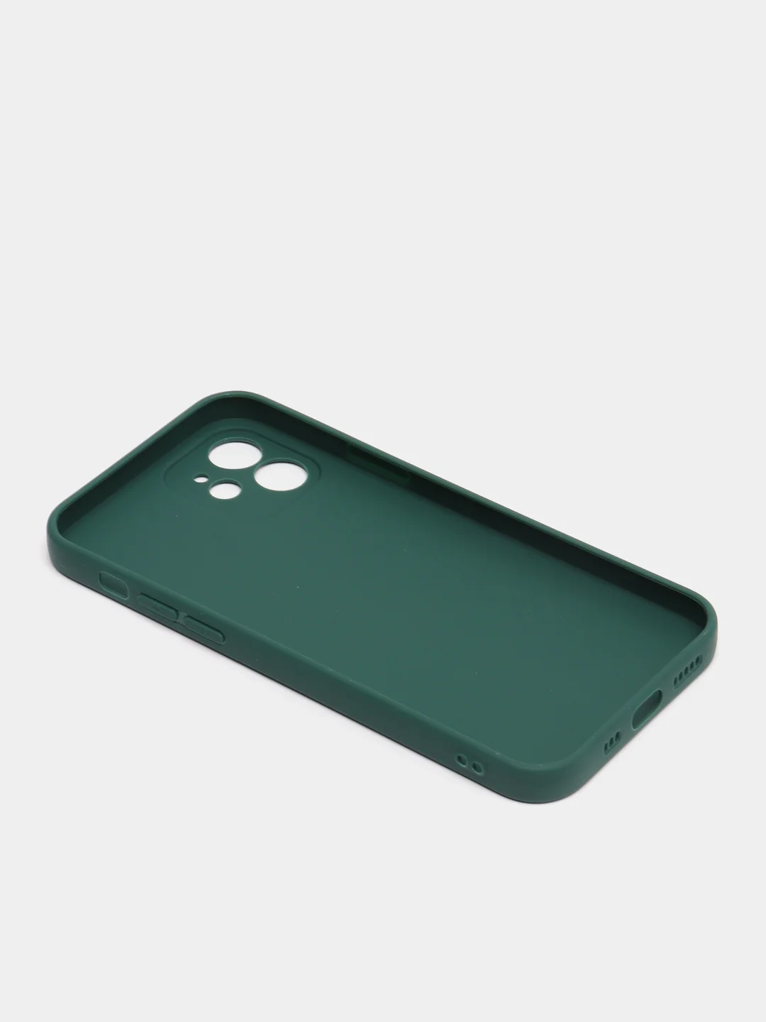 Зеленый чехол для iPhone 11, 13, 13 Pro, 13 Pro Max, 12, 12 Pro, 12 Pro Max, силикон