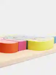 Синий пазлы деревянные/Развивающая игра для детей/Пазлы для самых маленьких/Крупные пазлы