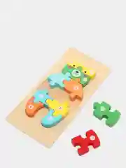 Бронзовый пазлы деревянные/Развивающая игра для детей/Пазлы для самых маленьких/Крупные пазлы