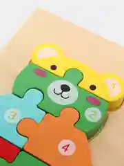Бронзовый пазлы деревянные/Развивающая игра для детей/Пазлы для самых маленьких/Крупные пазлы