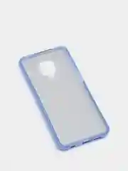 Синий чехол силиконовый с блестками для  Xiaomi Redmi Note 9 Pro / Note 9S Противоударный чехол