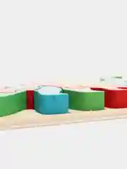 Светло-синий пазлы деревянные/Развивающая игра для детей/Пазлы для самых маленьких/Крупные пазлы