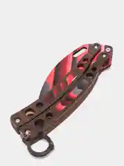 Нож бабочка керамбит деревянный из CS GO 29 см