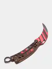 Нож бабочка керамбит деревянный из CS GO 29 см