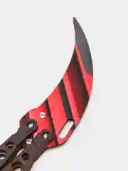 Нож бабочка керамбит деревянный из CS GO 29 см