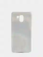 Золотой чехол Samsung Galaxy J6, Самсунг Галакси Джи6 2018 силиконовый с мраморным рисунком