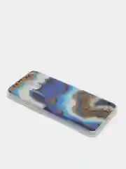 Золотой чехол Samsung Galaxy J6, Самсунг Галакси Джи6 2018 силиконовый с мраморным рисунком