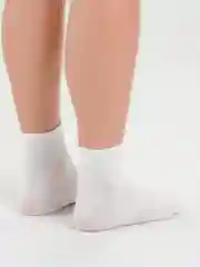 Белый носки унисекс, средней длины