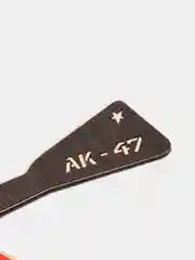 Красный автомат сувенирный "АК-47" деревянный
